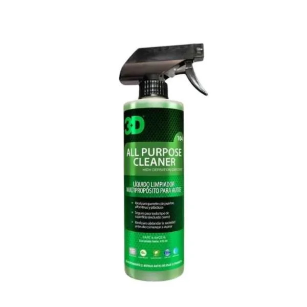 منظف عام للسيارات 3D 104 الأمريكي : يزيل أصعب البقع والشحوم | لمسات سيارتي